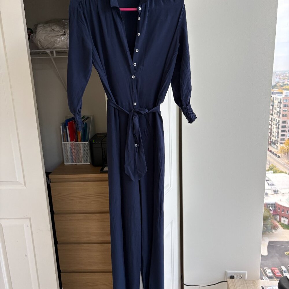 Orta Store Apolline Navy Jumpsuit